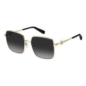 New MARC JACOBS Gold Square Marc 654/S RHL 9O Sunglasses Women